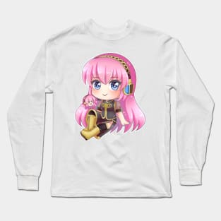 VOCALOID Megurine Luka chibi Long Sleeve T-Shirt